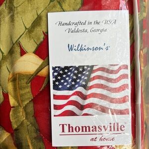 Red and Green Handmade Quilted Bedding